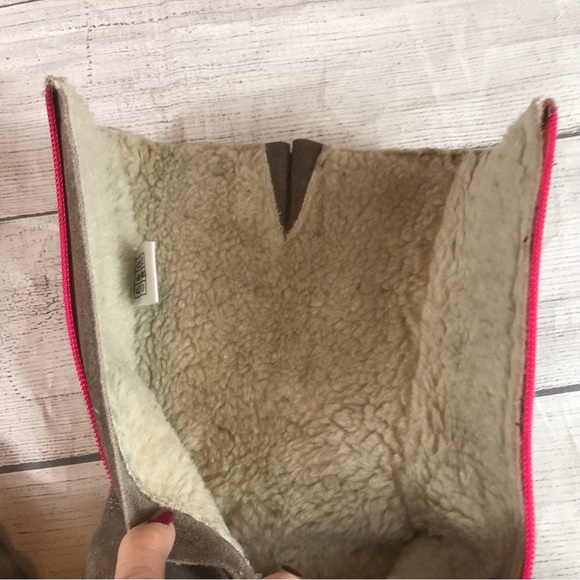 Big Girls Mini Boden Suede Boots Size 4.5 - Picture 7 of 15